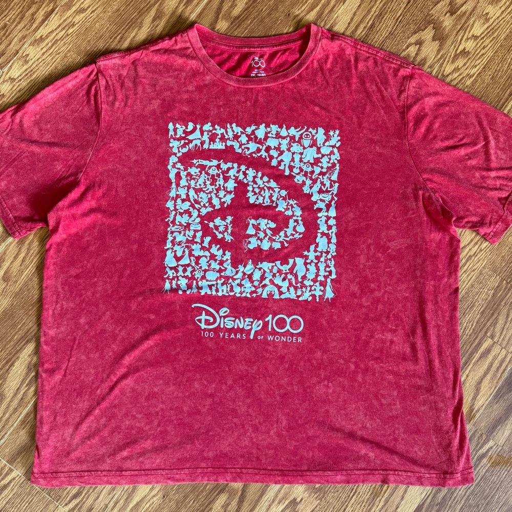 Disney Red Graphic Tee - 100 Years of Wonder